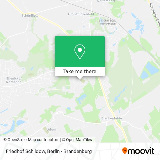 Friedhof Schildow map