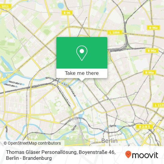 Thomas Gläser Personallösung, Boyenstraße 46 map