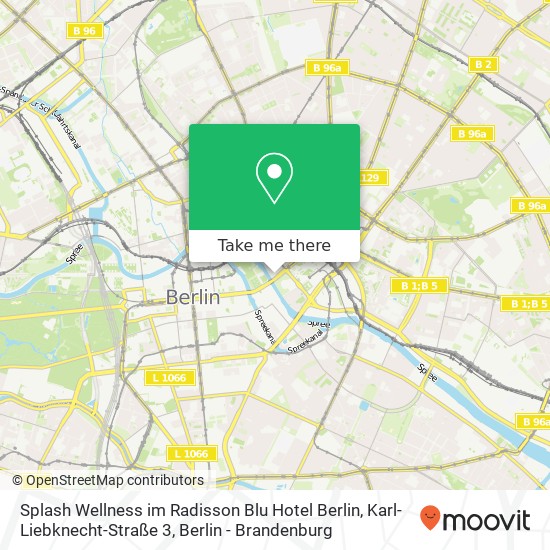 Splash Wellness im Radisson Blu Hotel Berlin, Karl-Liebknecht-Straße 3 map