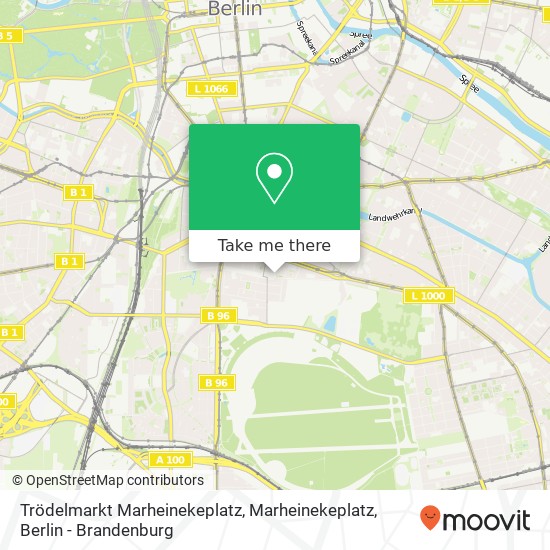 Trödelmarkt Marheinekeplatz, Marheinekeplatz map