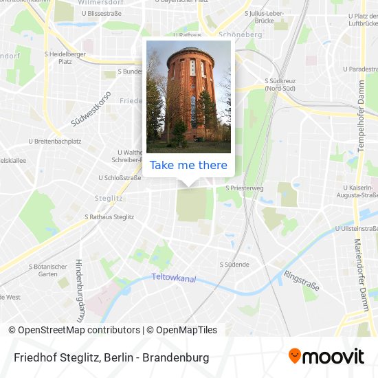 Friedhof Steglitz map