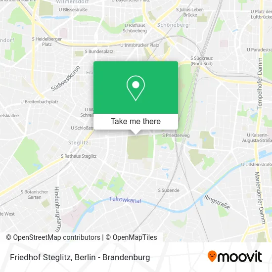 Friedhof Steglitz map