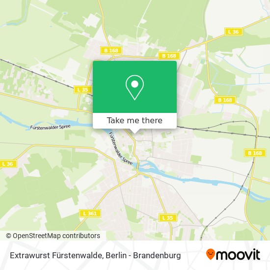 Extrawurst Fürstenwalde map