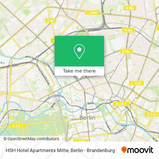 Карта HSH Hotel Apartments Mitte