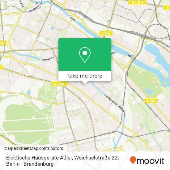 Elektische Hausgeräte Adler, Weichselstraße 22 map