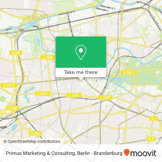 Primus Marketing & Consulting map