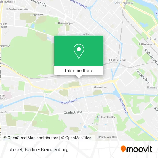 Карта Totobet