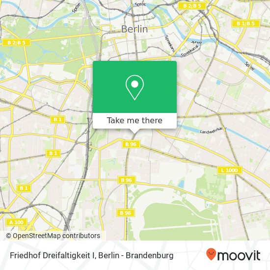 Friedhof Dreifaltigkeit I map