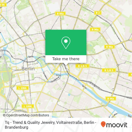 Tq - Trend & Quality Jewelry, Voltairestraße map