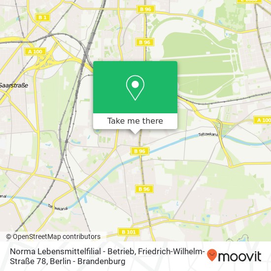 Norma Lebensmittelfilial - Betrieb, Friedrich-Wilhelm-Straße 78 map