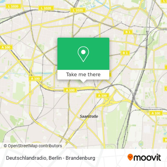 Deutschlandradio map