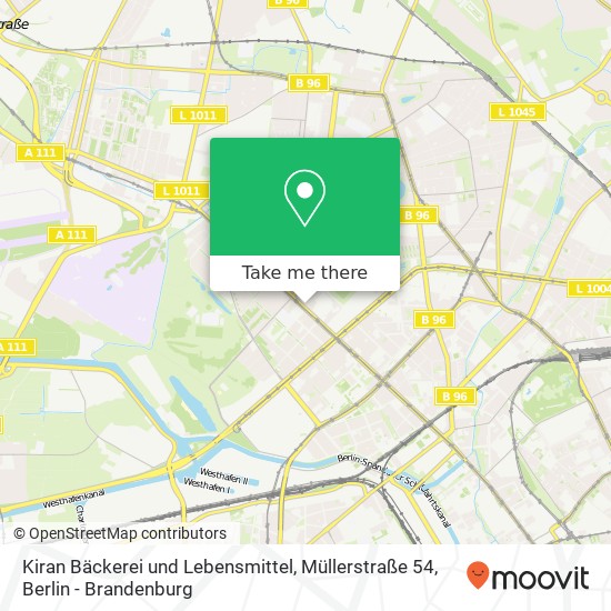 Kiran Bäckerei und Lebensmittel, Müllerstraße 54 map