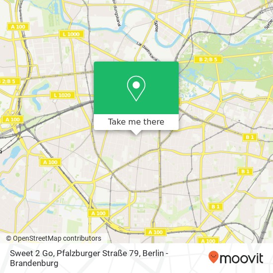 Карта Sweet 2 Go, Pfalzburger Straße 79