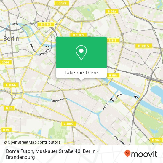 Doma Futon, Muskauer Straße 43 map