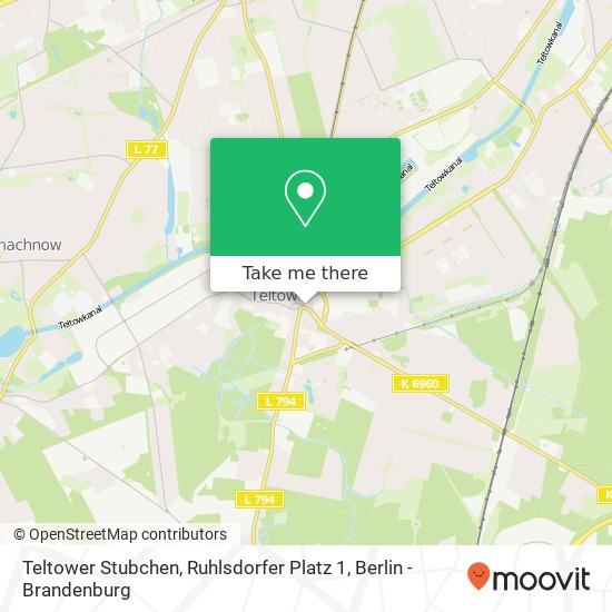 Teltower Stubchen, Ruhlsdorfer Platz 1 map