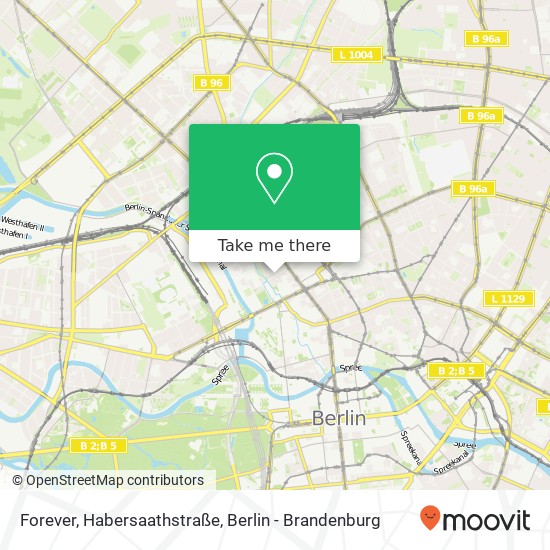 Карта Forever, Habersaathstraße