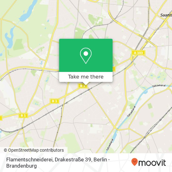 Flamentschneiderei, Drakestraße 39 map