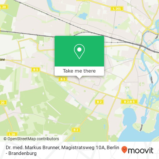 Dr. med. Markus Brunner, Magistratsweg 10A map