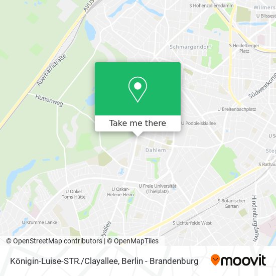 Königin-Luise-STR./Clayallee map