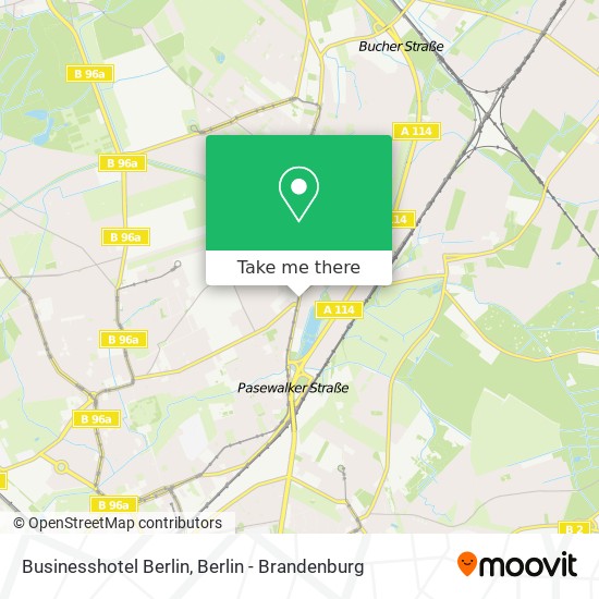 Businesshotel Berlin map