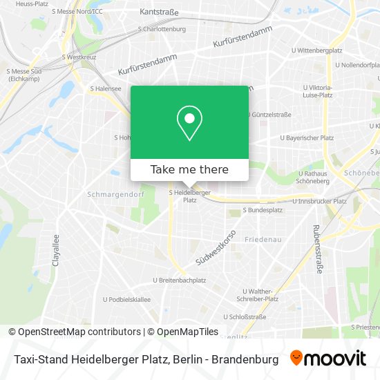 Карта Taxi-Stand Heidelberger Platz