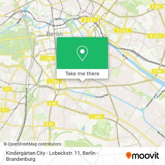 Kindergärten City - Lobeckstr. 11 map