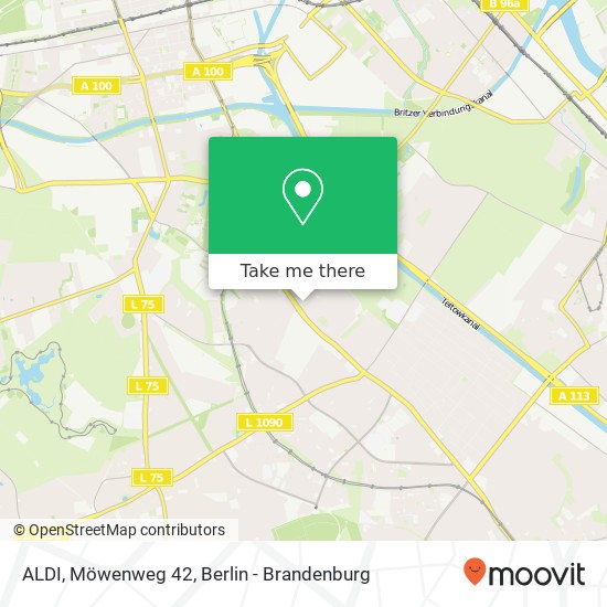 ALDI, Möwenweg 42 map