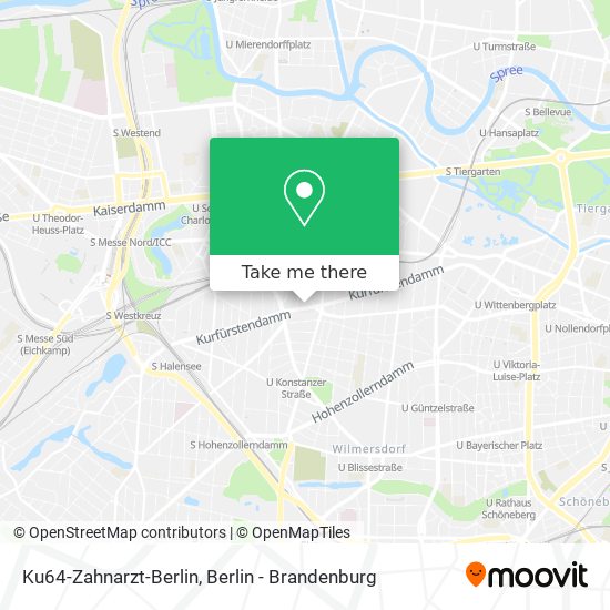 Ku64-Zahnarzt-Berlin map