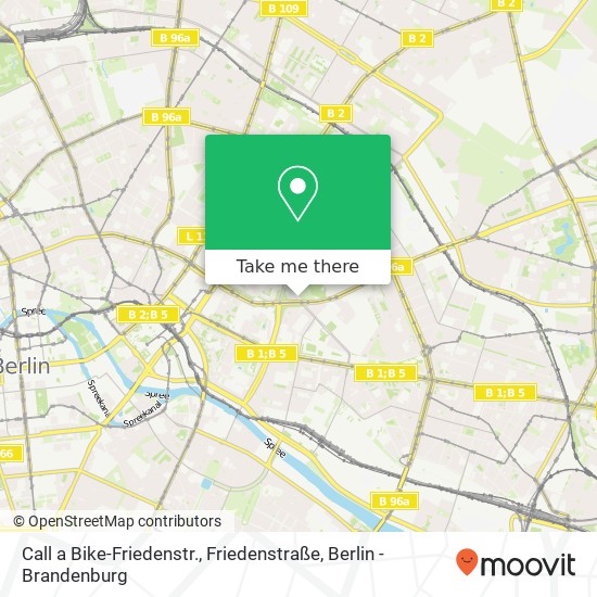 Call a Bike-Friedenstr., Friedenstraße map