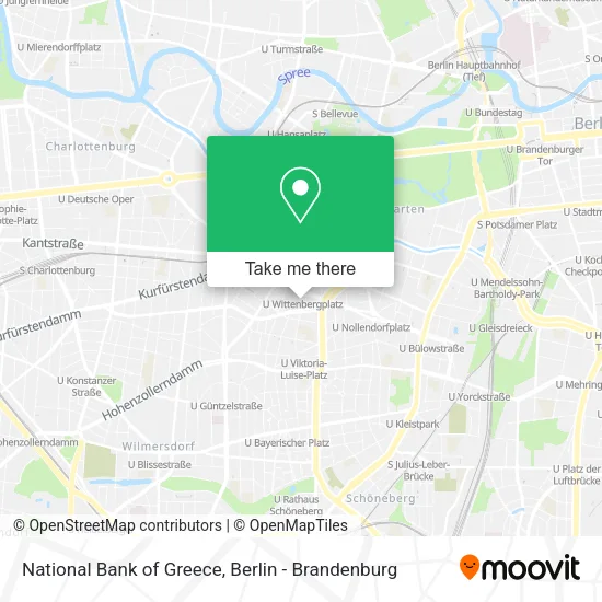 Карта National Bank of Greece
