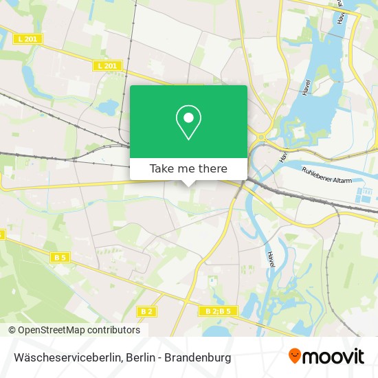 Wäscheserviceberlin map