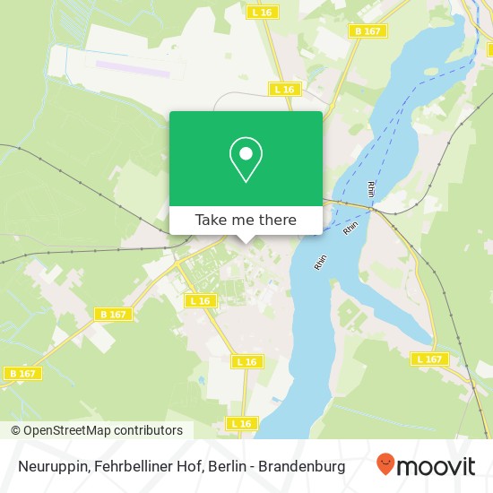 Карта Neuruppin, Fehrbelliner Hof