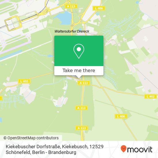 Kiekebuscher Dorfstraße, Kiekebusch, 12529 Schönefeld map