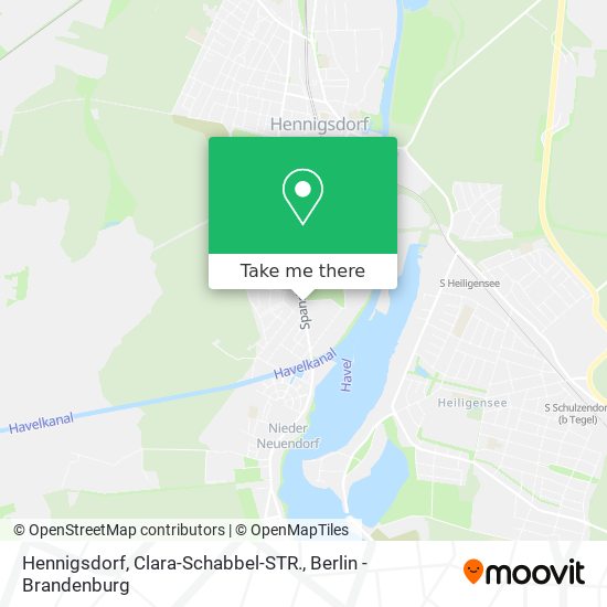 Hennigsdorf, Clara-Schabbel-STR. map