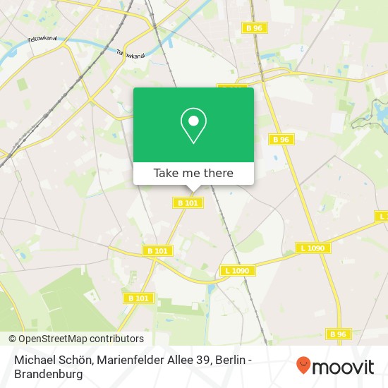 Карта Michael Schön, Marienfelder Allee 39