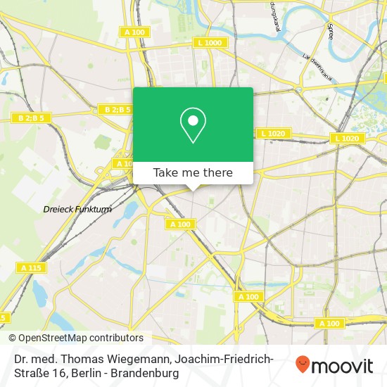 Dr. med. Thomas Wiegemann, Joachim-Friedrich-Straße 16 map