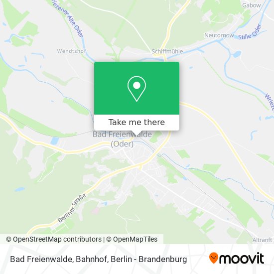 Bad Freienwalde, Bahnhof map