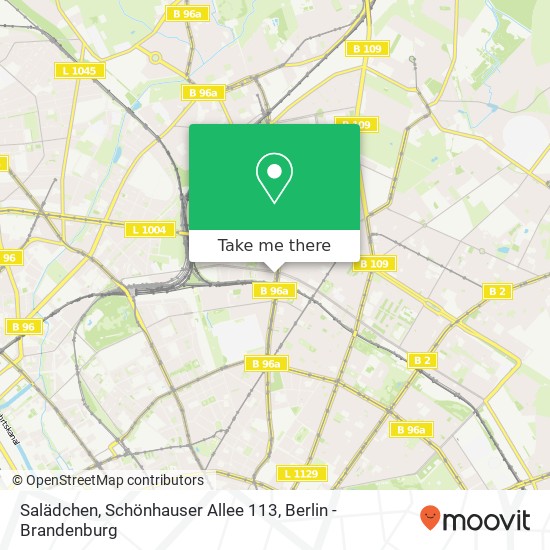 Карта Salädchen, Schönhauser Allee 113