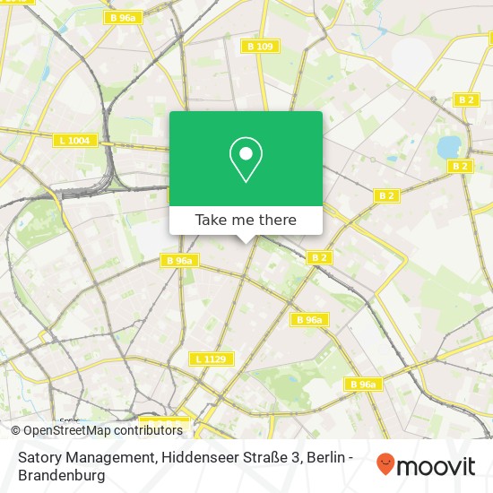 Satory Management, Hiddenseer Straße 3 map