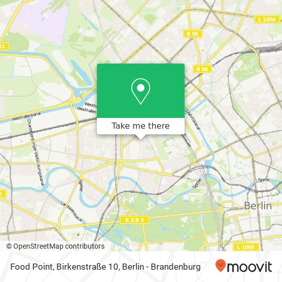 Карта Food Point, Birkenstraße 10