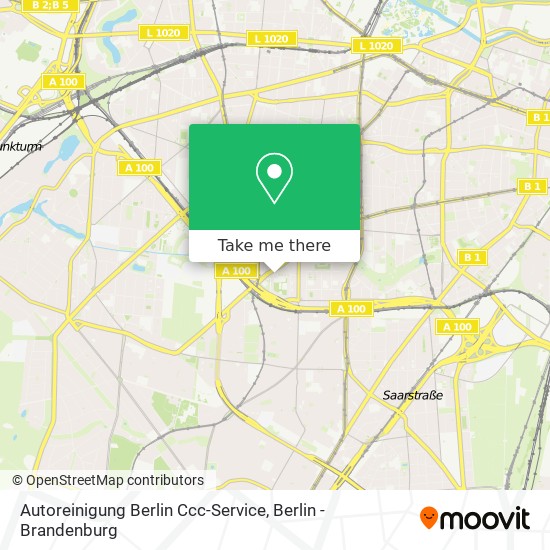 Autoreinigung Berlin Ccc-Service map