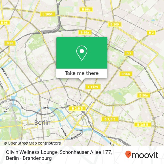 Olivin Wellness Lounge, Schönhauser Allee 177 map