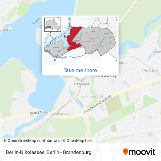 Карта Berlin-Nikolassee