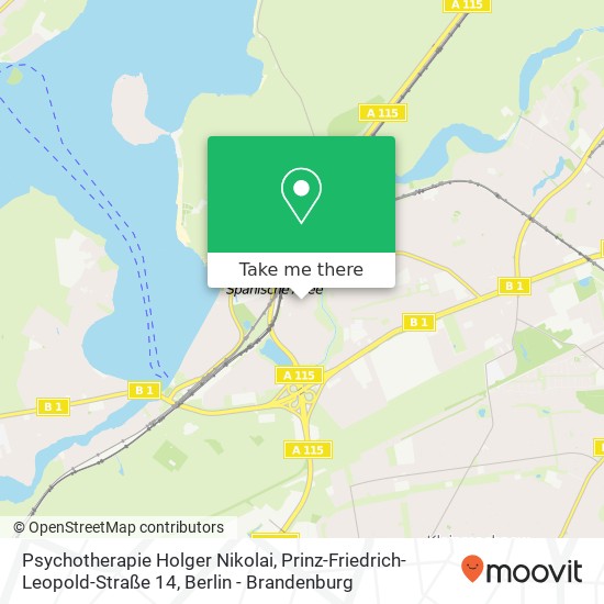 Psychotherapie Holger Nikolai, Prinz-Friedrich-Leopold-Straße 14 map