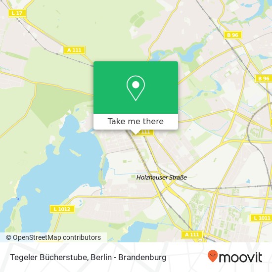 Tegeler Bücherstube map