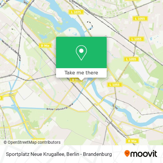 Карта Sportplatz Neue Krugallee
