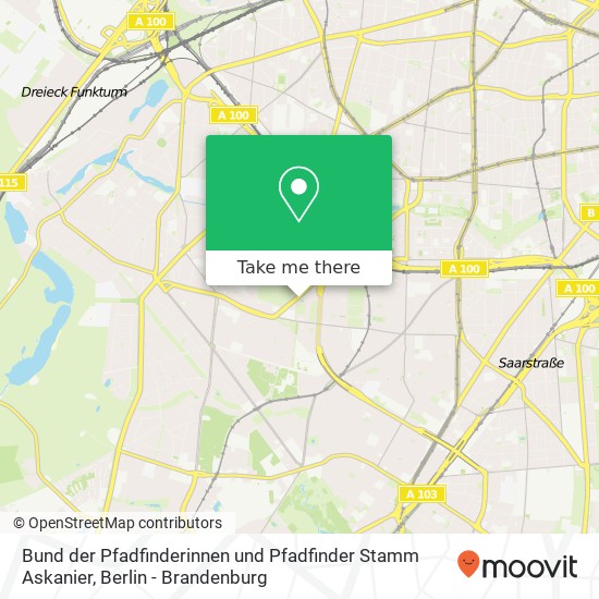 Bund der Pfadfinderinnen und Pfadfinder Stamm Askanier map