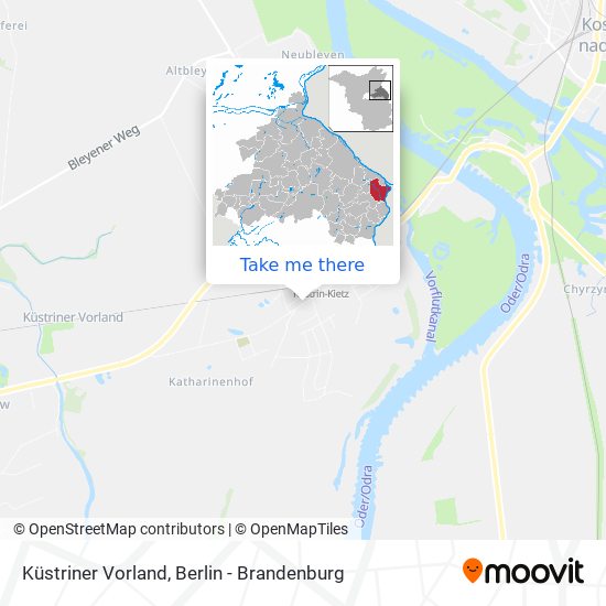 Küstriner Vorland map