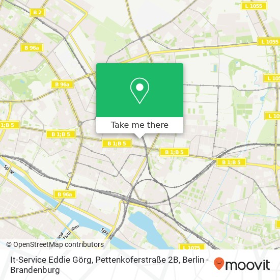 Карта It-Service Eddie Görg, Pettenkoferstraße 2B