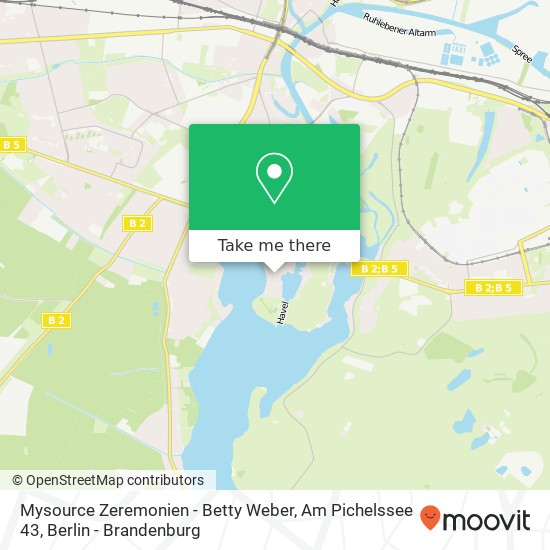 Mysource Zeremonien - Betty Weber, Am Pichelssee 43 map